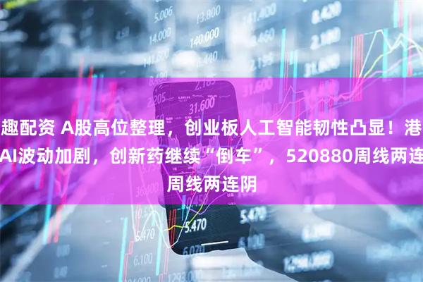 趣配资 A股高位整理，创业板人工智能韧性凸显！港股AI波动加剧，创新药继续“倒车”，520880周线两连阴